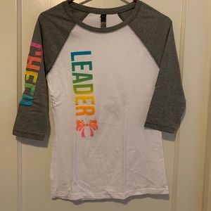Cheerleader Baseball Style Tee